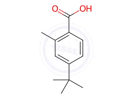 Chemical structure of 4-tert-butyl-2-methylbenzoic acid