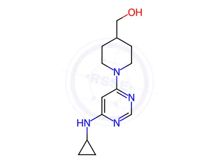 Chemical structure of [1-(6-CyclopropylaMino-pyriMidin-4-yl)-piperidin-4-yl]-Methanol