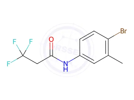 Chemical structure of n-(4-Bromo-3-methylphenyl)-3,3,3-trifluoropropanamide