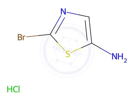 Chemical structure of 2-Bromo-5-thiazolamine Hydrochloride