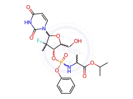 Chemical structure of Sofosbuvir Impurity 48