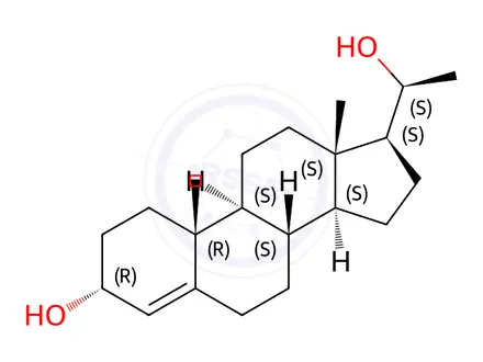 Chemical structure of Progesterone Impurity 60