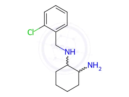 Chemical structure of N-(2-Chloro-benzyl)-cyclohexane-1,2-diamine hydrochloride