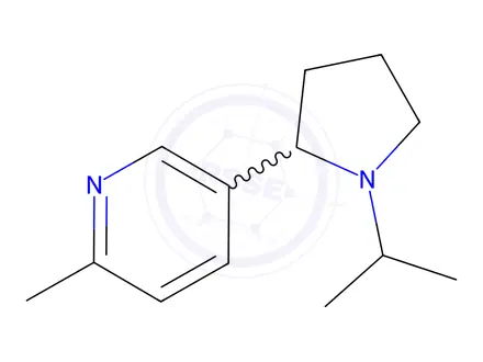 Chemical structure of 5-(1-Isopropylpyrrolidin-2-yl)-2-methylpyridine