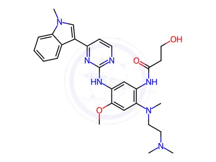 Chemical structure of Osimertinib Mesylate Impurity 46