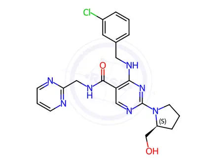 Chemical structure of Avanafil Impurity 46