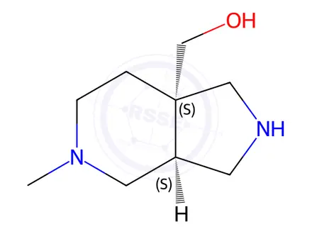 Chemical structure of rel-(3aS,7aS)-(5-Methyloctahydro-7aH-pyrrolo[3,4-c]pyridin-7a-yl)methanol dihydrochloride