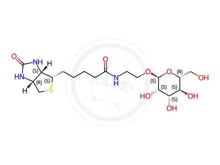 Chemical structure of Biotin Impurity 64