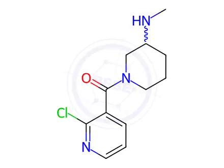 Chemical structure of (2-Chloro-pyridin-3-yl)-(3-MethylaMino-piperidin-1-yl)-Methanone hydrochloride