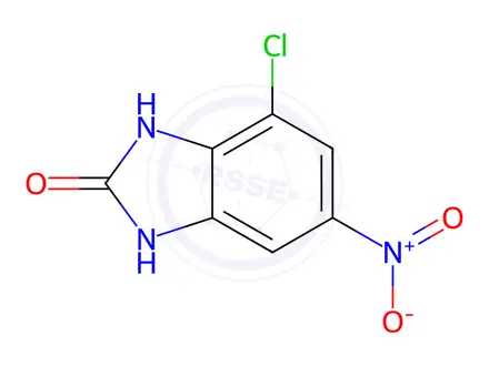 Chemical structure of 4-Chloro-6-nitro-1,3-dihydro-2H-benzo[d]imidazol-2-one