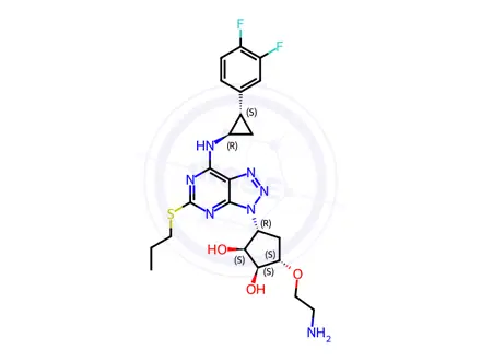 Chemical structure of Ticagrelor Impurity 231