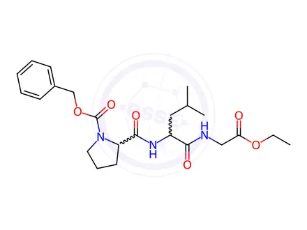 Chemical structure of Z-Pro-Leu-Gly-OEt