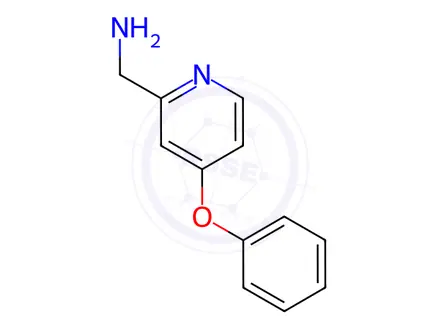 Chemical structure of (4-Phenoxypyridin-2-yl)methanamine