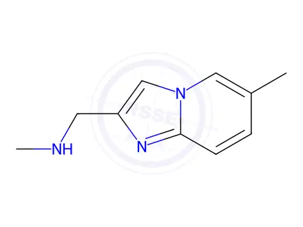 Chemical structure of METHYL-(6-METHYL-IMIDAZO[1,2-A]PYRIDIN-2-YLMETHYL)-AMINE DIHYDROCHLORIDE