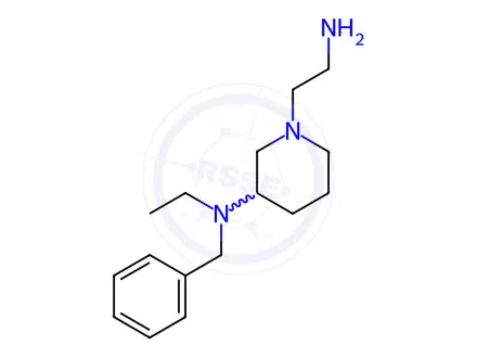 Chemical structure of 1-(2-Aminoethyl)-N-benzyl-N-ethylpiperidin-3-amine