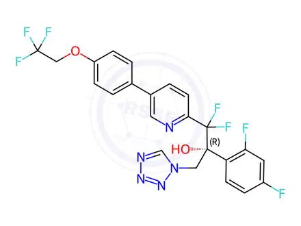 Chemical structure of Oteseconazole