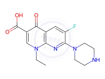 Chemical structure of ENOXACIN GLUCONATE