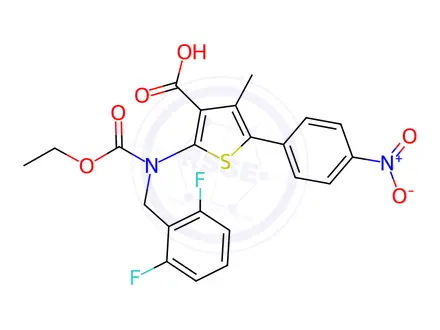 Chemical structure of Relugolix Impurity 100