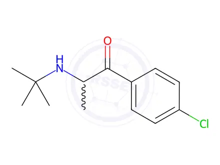 Chemical structure of Bupropion Hydrochloride Impurity 1 Monomer (Bupropion Hydrochloride USP Related Compound A Monomer)