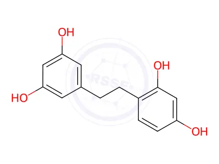 Chemical structure of Dihydrooxyresveratrol