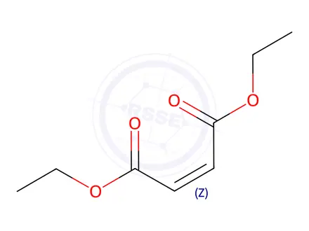 Chemical structure of 2-Butenedioic acid (2Z)-, 1,4-diethyl ester, polymer with chloroethene and ethenyl acetate