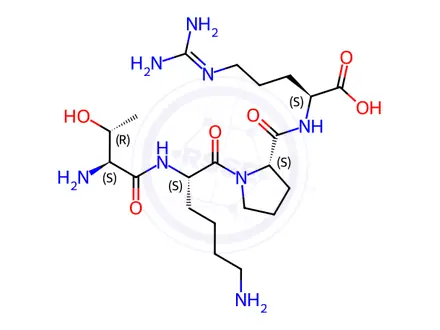 Chemical structure of Tuftsin