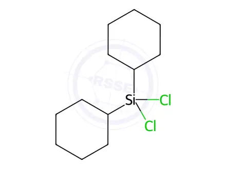 Chemical structure of Dicyclohexyldichlorosilane