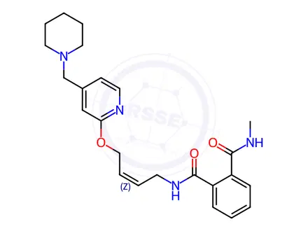 Chemical structure of Lafutidine Impurity 13