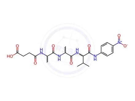 Chemical structure of Suc-Ala-Ala-Val-pNA