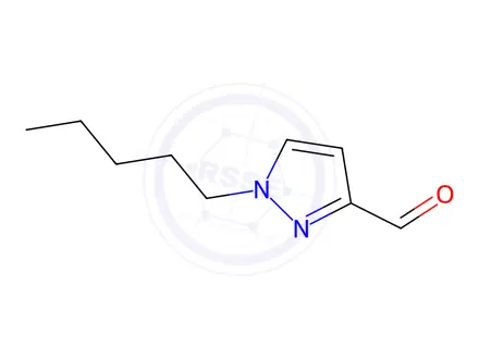 Chemical structure of 1-Pentyl-1H-pyrazole-3-carbaldehyde