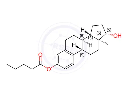 Chemical structure of Estradiol Valerate Impurity 2 (Estradiol Valerate EP Impurity B)