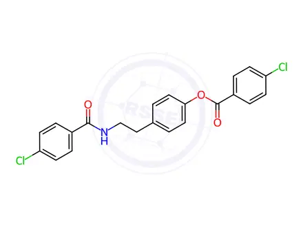 Chemical structure of Bezafibrate Impurity 6