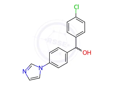 Chemical structure of (4-Chlorophenyl)[4-(1H-imidazol-1-yl)phenyl]methanol