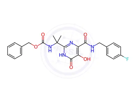 Chemical structure of Raltegravir Impurity 18