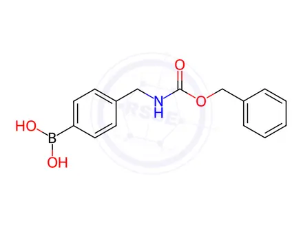 Chemical structure of (4-((((Benzyloxy)carbonyl)amino)methyl)phenyl)boronic acid