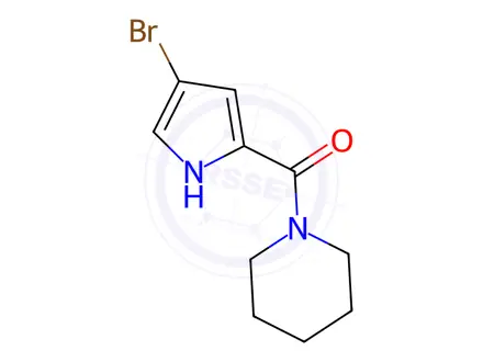 Chemical structure of (4-Bromo-1h-pyrrol-2-yl)(piperidin-1-yl)methanone