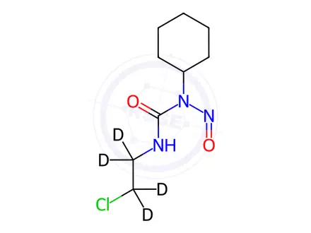 Chemical structure of N-Denitroso-N'-nitroso Lomustine-d4