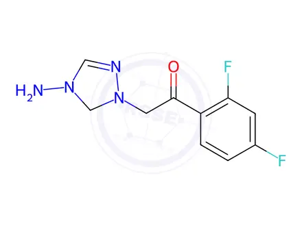 Chemical structure of Voriconazole Impurity 76