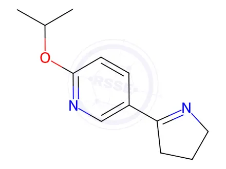 Chemical structure of 5-(3,4-Dihydro-2H-pyrrol-5-yl)-2-isopropoxypyridine