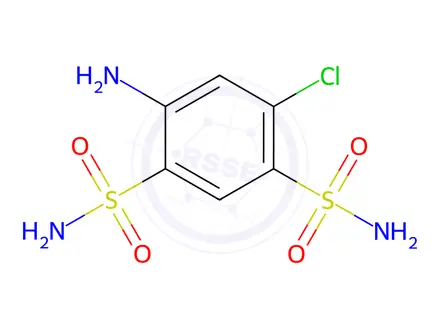 Chemical structure of Hydrochlorothiazide EP Impurity B