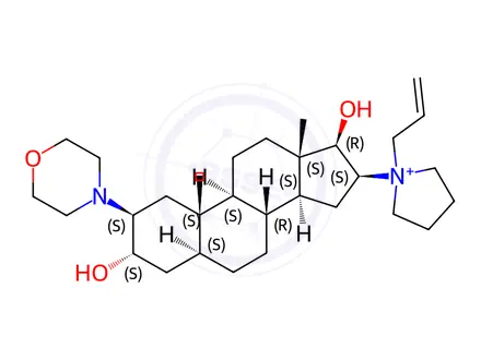 Chemical structure of Rocuronium Bromide EP Impurity C