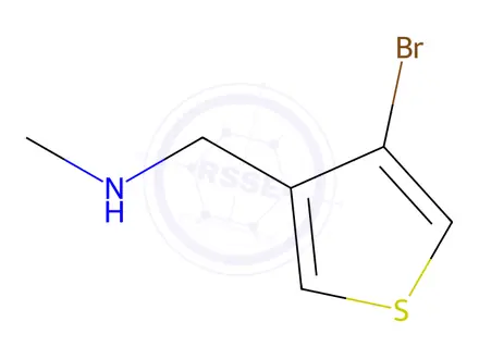 Chemical structure of 3-Bromo-4-[(Methylamino)Methyl]Thiophene Hydrochloride Tech