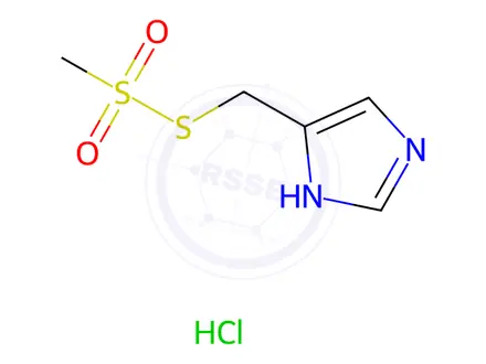 Chemical structure of Imidazole-4-methyl Methanethiosulfonate Hydrochloride