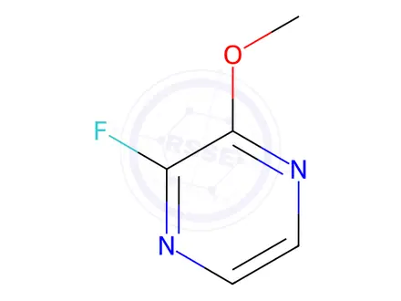 Chemical structure of Pyrazine, 2-fluoro-3-methoxy-