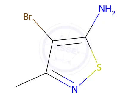 Chemical structure of 4-Bromo-3-methyl-isothiazol-5-ylamine
