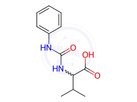 Chemical structure of Valine Impurity 70