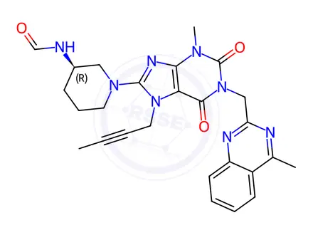 Chemical structure of Linagliptin Impurity 38