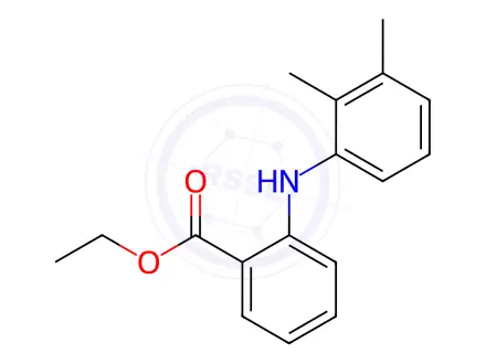 Chemical structure of Mefenamic Acid Ethyl Ester