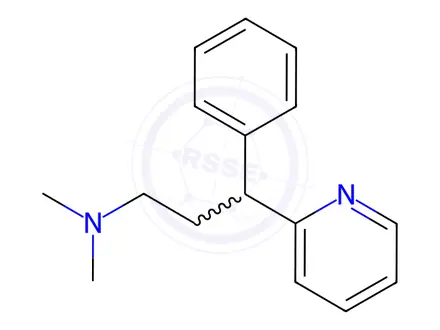 Chemical structure of Chlorpheniramine Impurity G