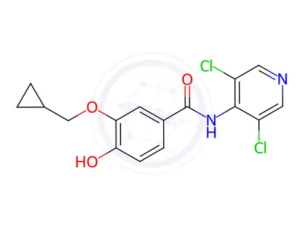 Chemical structure of Roflumilast USP Related Compound A